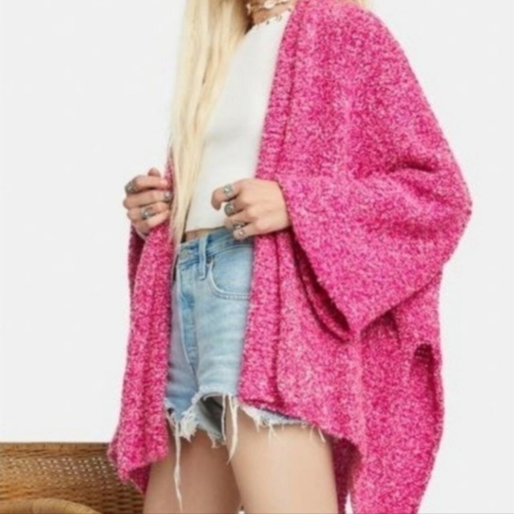 Free People BFF‎ Oversized Wrap Cardigan